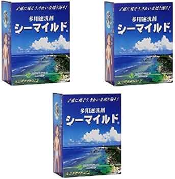 新品　シーマイルド　5個セット　多用途洗剤1.0㎏ Amazon.co.jp: 多用途天然洗剤 シーマイルド 1.0kg 5個セット